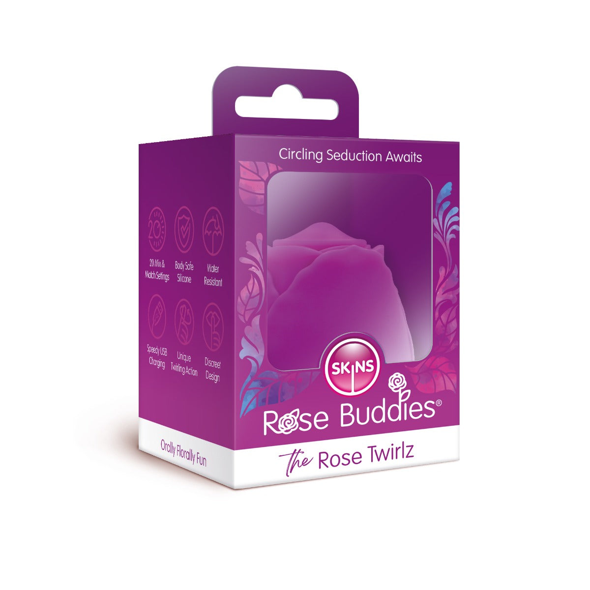 Skins Rose Buddies The Rose Twirls – Luxury Oral Stimulator > Sex Toys For Ladies > Rose Stimulators