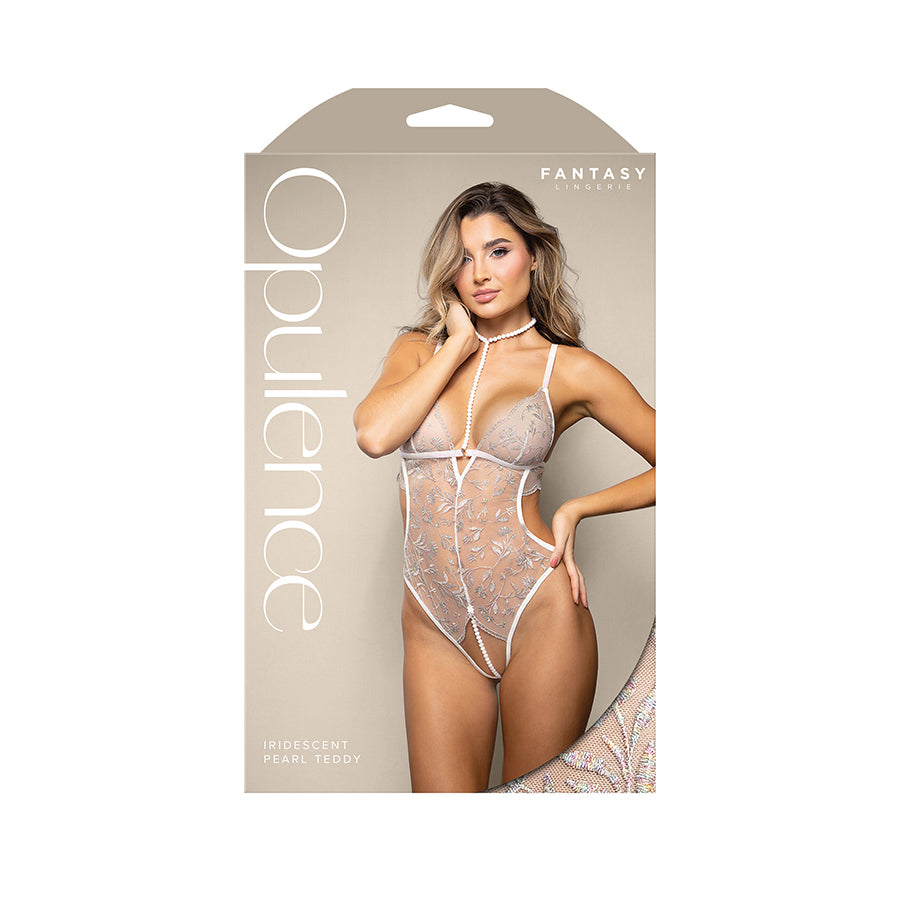 Opulence Iridescent Pearl Teddy M/L Size for Women LINGERIE & BODY WEAR