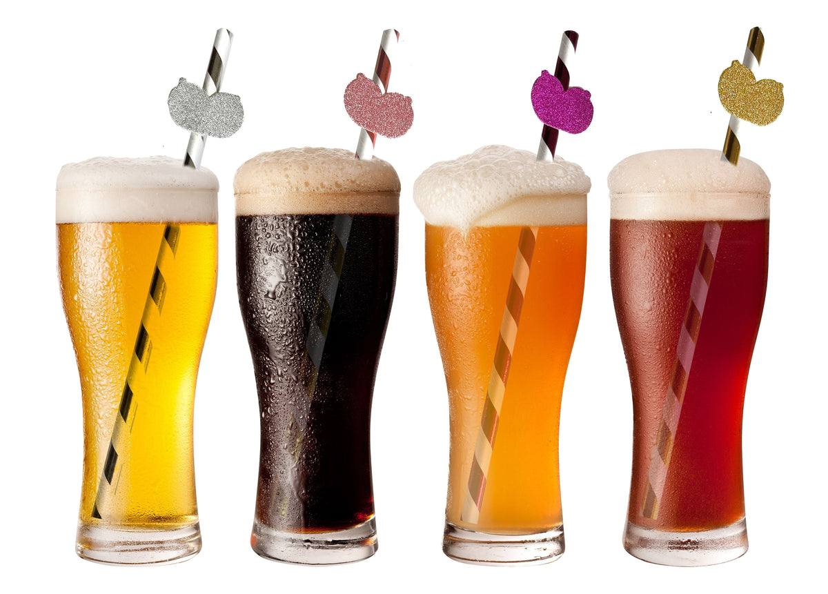 Glitterati Boobie Tall Party Straws Set of 8 Adult Party Accessories > Novelties > Party Supplies