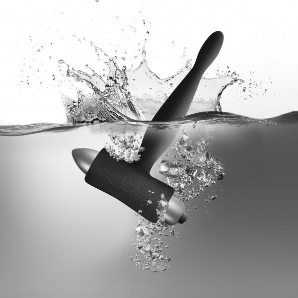Petite Sensations Teazer Black Soft Silicone Vibrator (5 Inch) > Anal Range > Vibrating Butt Plugs