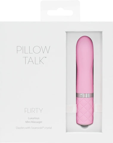 Pillow Talk Flirty Pink Mini Vibrator for Playful Fun Pink Vibrators