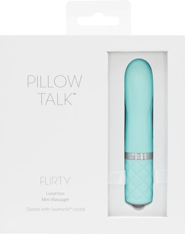 Pillow Talk Flirty Teal Vibrator for Playful Exploration Blue > Vibrators > Standard Vibrators