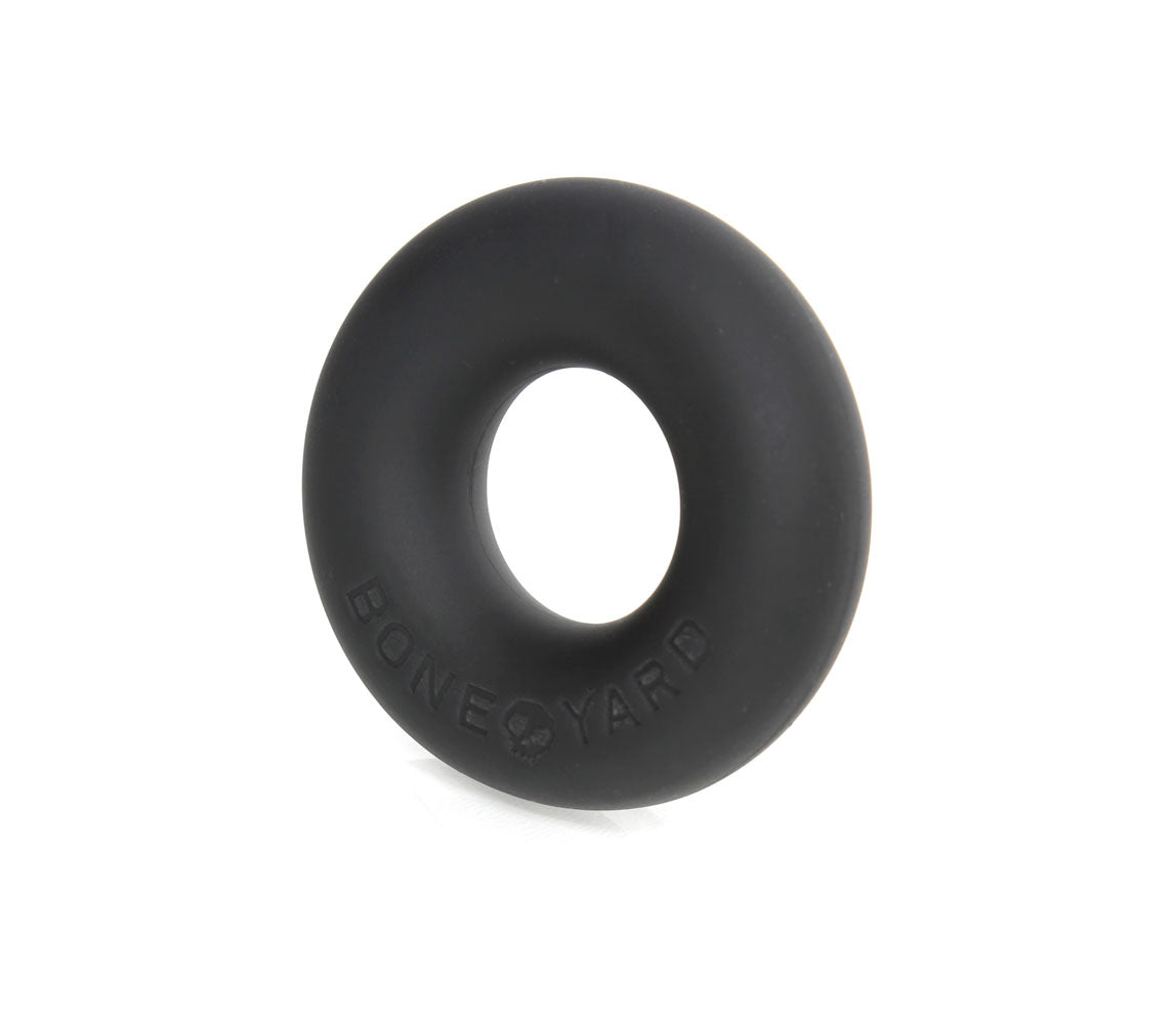 Boneyard Ultimate Silicone Cock Ring Black 20mm Internal Diameter > Cock Ring > Single