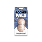 Pocket Pals Misty White – Compact Reversible TPE Stroker White > Sex Toys For Men > Masturbators Cup