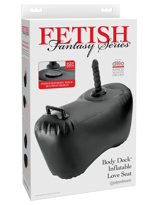 Fetish Fantasy Series Body Dock (Black) – Inflatable Love Seat > Sex Toys > Sex Positioners