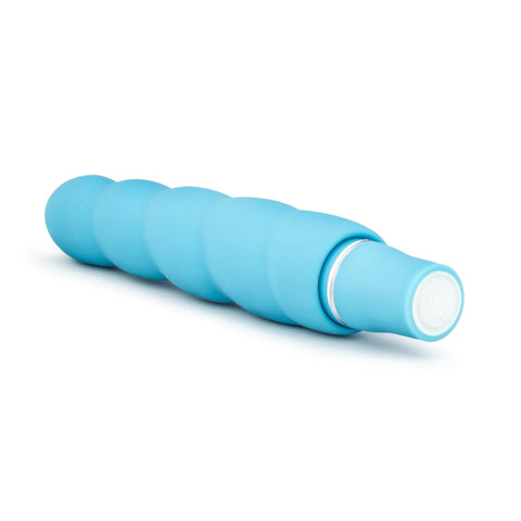 Luxe Anastasia Aqua 5.25 Inch Vibrating Silicone Toy