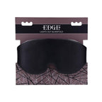 Edge Lights Out Blindfold Eyemask Restraint – Faux Leather Sensory Play Accessory Black > Bondage Gear > Blindfolds
