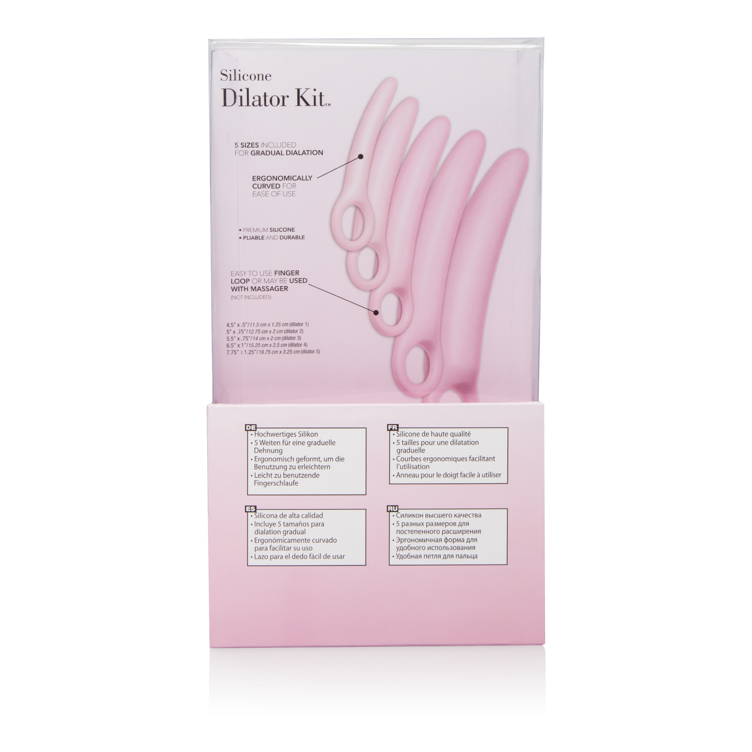 Inspire Silicone Dilator 5-Piece Set – Phthalate-Free Premium Silicone Dilators > Sex Toys > Dilators