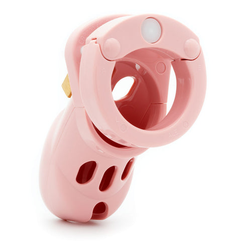 CB-3000 Chastity Cock Cage Kit - 3 Inch Length, Clear/Pink Cages