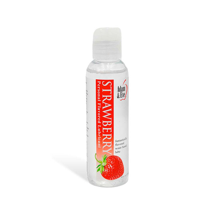 Adam & Eve Strawberry Flavored – Water-Based Lubricant 118 ml Bottle Default Title > Lube > Flavoured Main image
