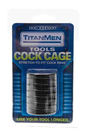 Cock Cage Stretch to Fit Black Cages