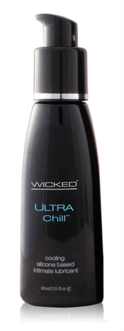 Wicked Ultra Chill Cooling Silicone Lubricant 60 ml 2 Ounce Bottle Default Title Silicone Lubricant