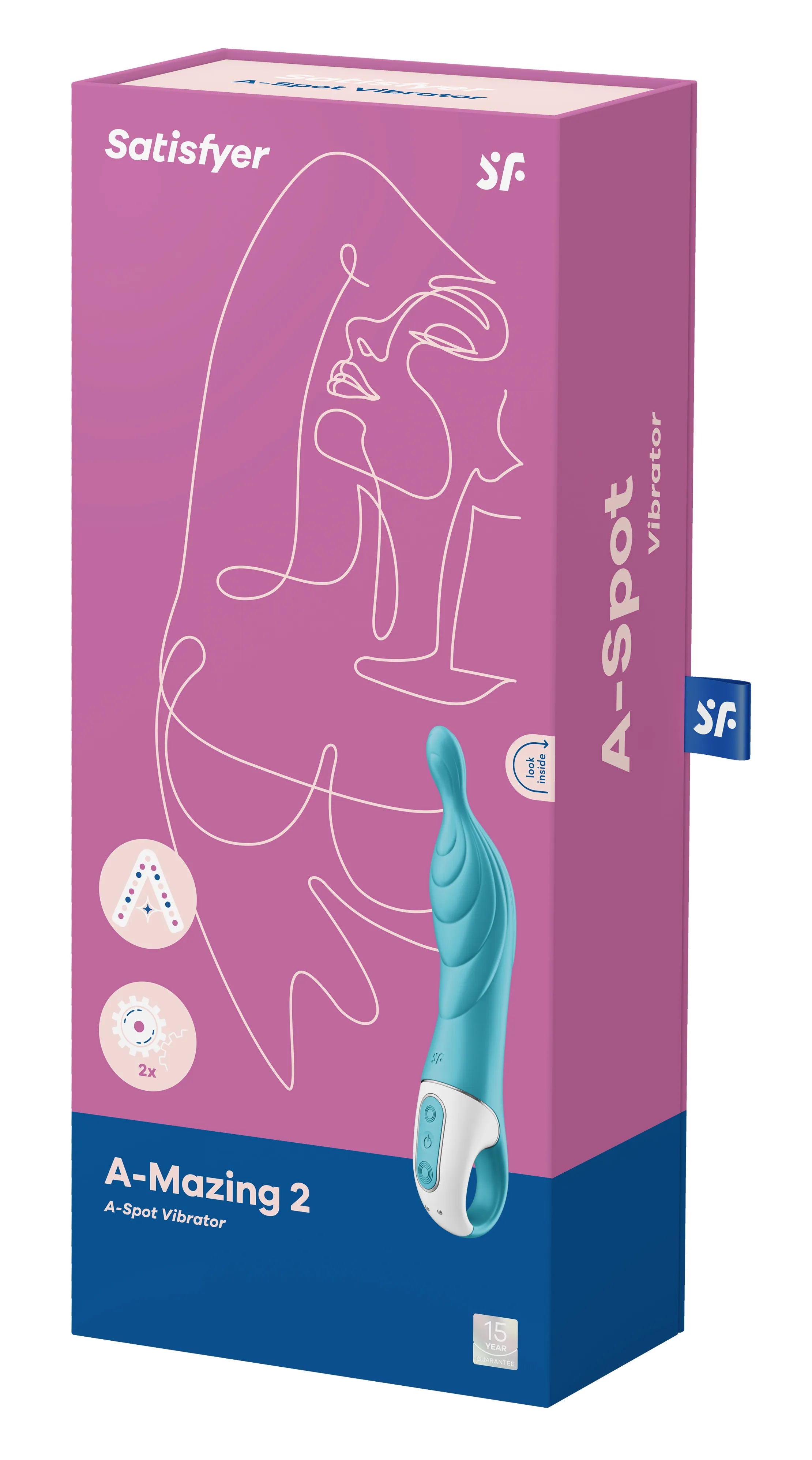 A-Mazing 2 Vibrator – Rechargeable Silicone A-Spot Vibrator > Sex Toys For Ladies > G-Spot Vibrators
