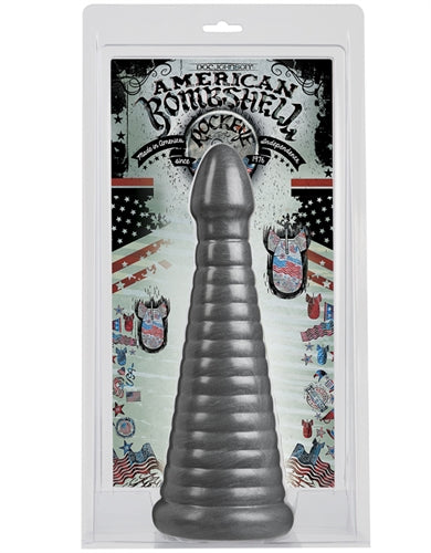 Rockeye 11 Inch Anal Dildo Gun Metal Black > Anal Range > Oversized Anal Toys