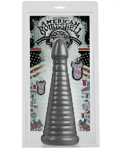 Rockeye 11 Inch Anal Dildo Gun Metal > Anal Range > Oversized Anal Toys