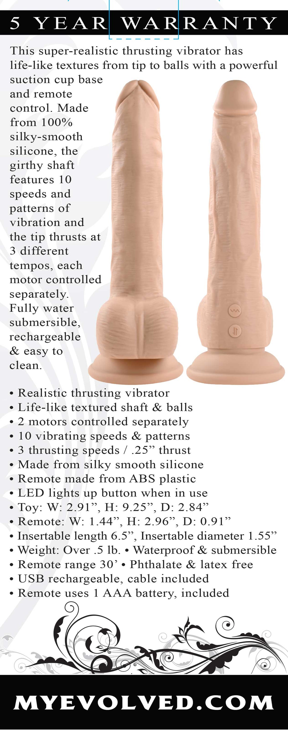 Thrust in Me - Light Default Title Dongs Realistic