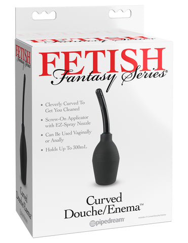 Fetish Fantasy Series Curved Douche Enema System for Pleasure and Cleanliness Douches
