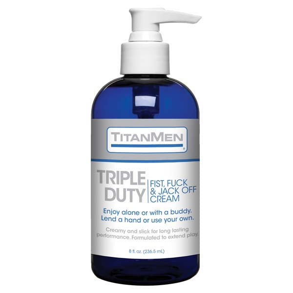TitanMen Triple Duty Cream – Premium Lubricant Lotion 235ml Default Title > Lube > Fisting