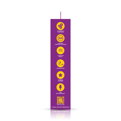 Viben Frenzy Suction Rabbit Vibe in Berry > Vibrators > Ladies > Rabbit
