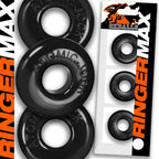 Ringer Max 3-Pack – Strong Rubber Cock Ring Set Black > Cock Ring > Sets