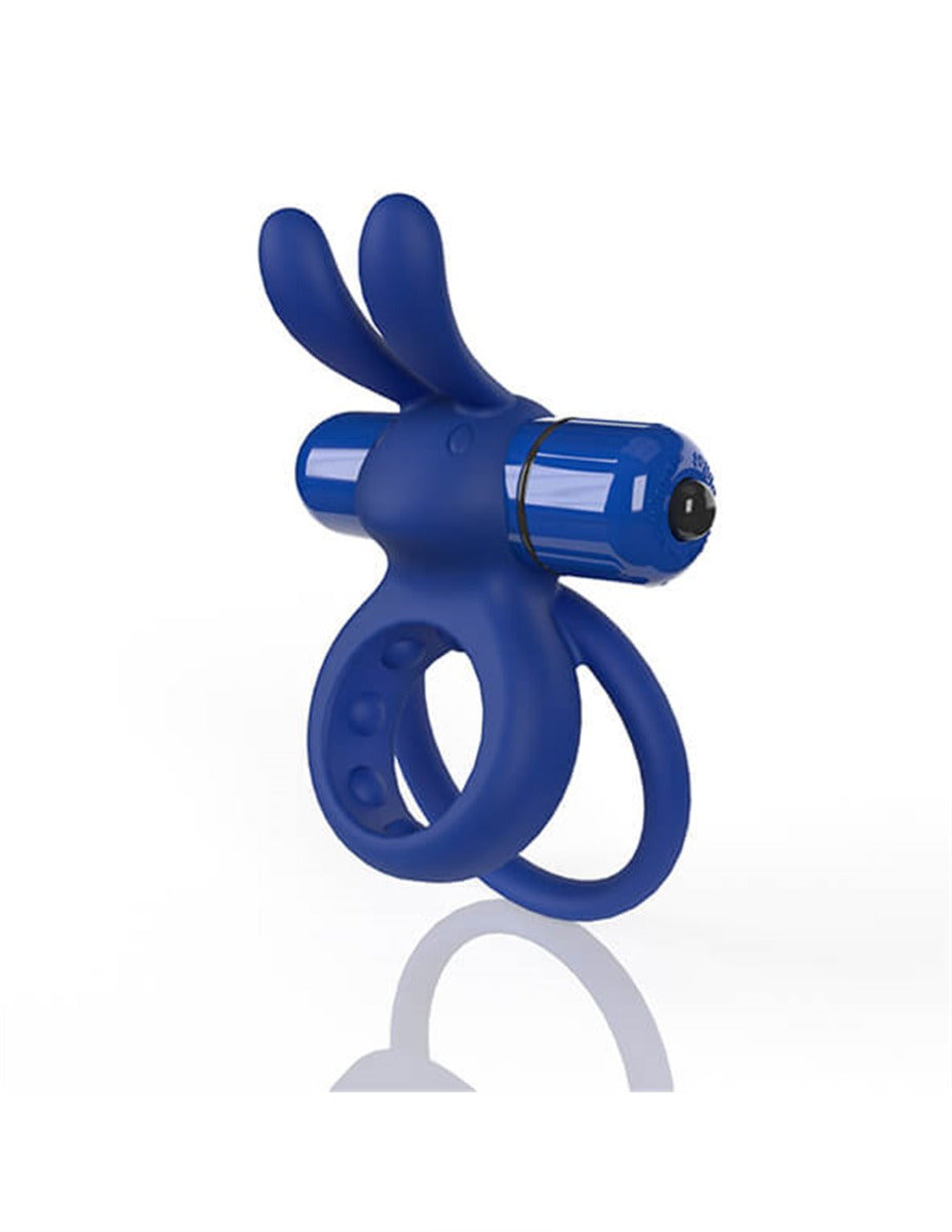 Screaming O 4B Ohare Blueberry – Deep Bass Vibrations Rabbit Vibrator > Cock Ring > Vibrating