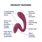 Satisfyer G for Goddess 3 (Wine Red) – Luxury Vibrator > Sex Toys For Ladies > G-Spot Vibrators