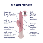 Satisfyer Pearl Bunny Terracotta Rabbit Vibrator > Vibrators > Ladies > Rabbit