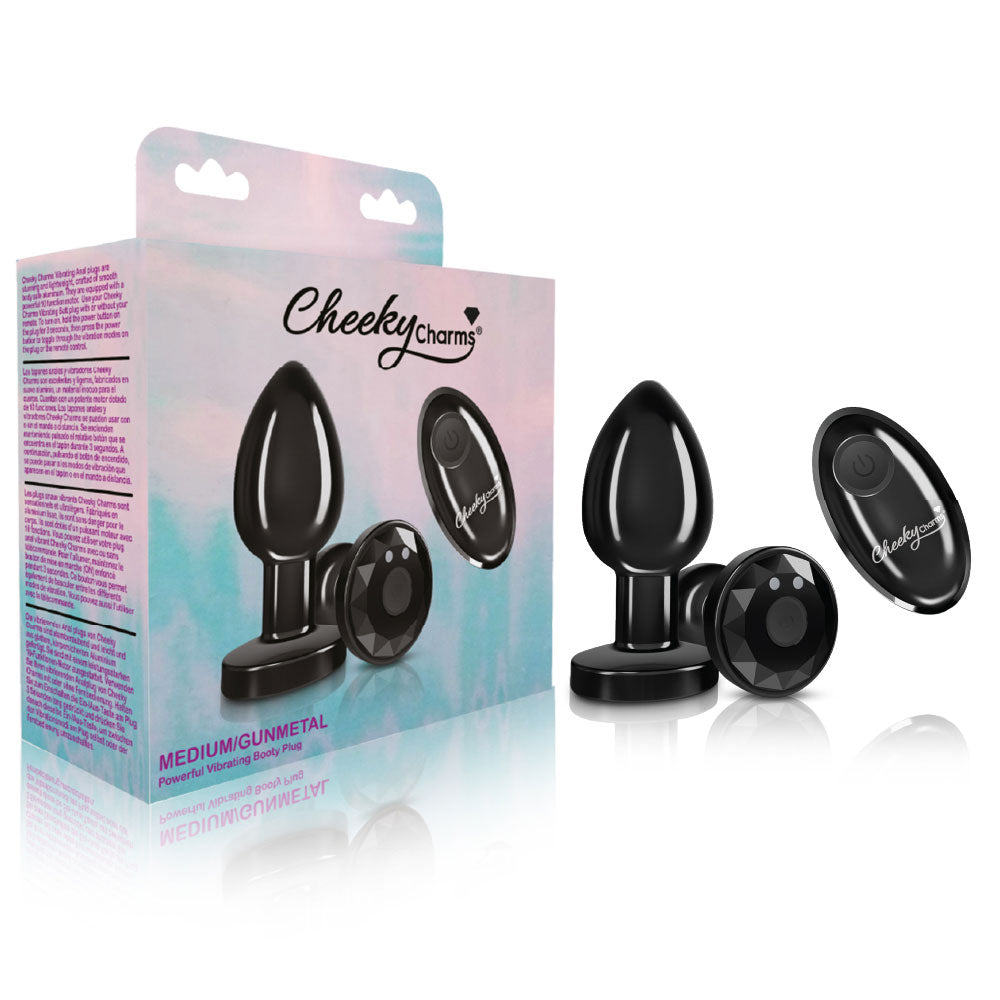 Viben Cheeky Charms Metal Remote Vibrating Anal Plug > Anal Range > Vibrating Butt Plugs