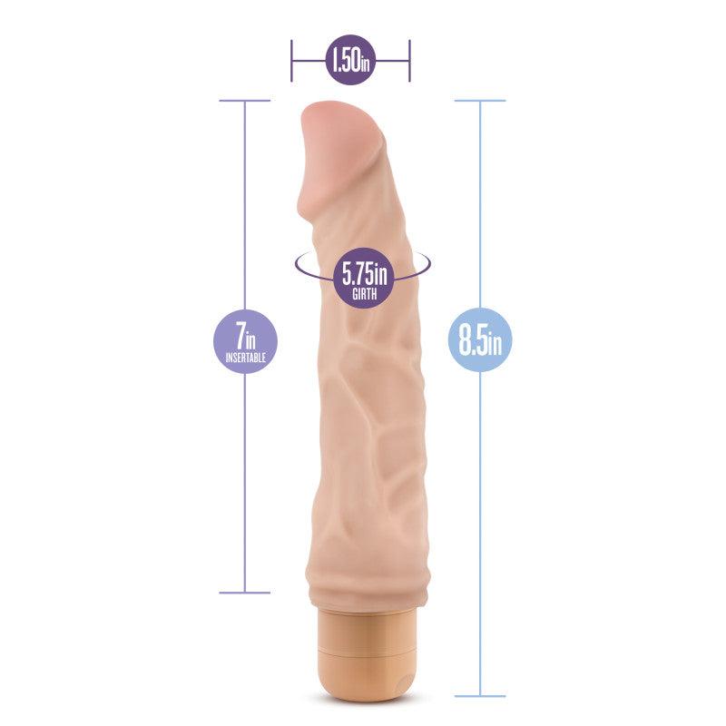 Dr Skin Cock Vibe 6 Inch Vibrating Cock Beige > Vibrators > Realistic Vibrators