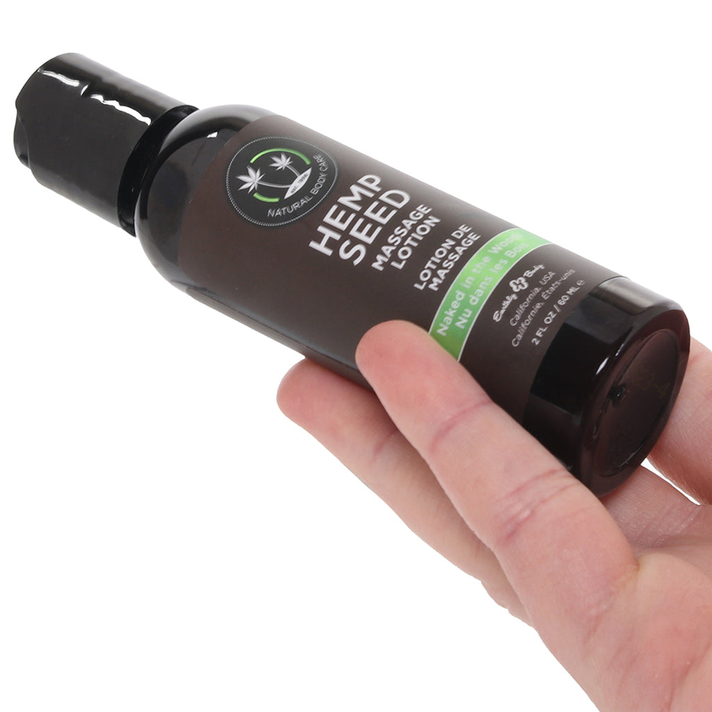 Hemp Seed Massage Lotion Naked In The Woods Tea And Ginger Scent 59ml Bottle > Essentials > Massage Oil