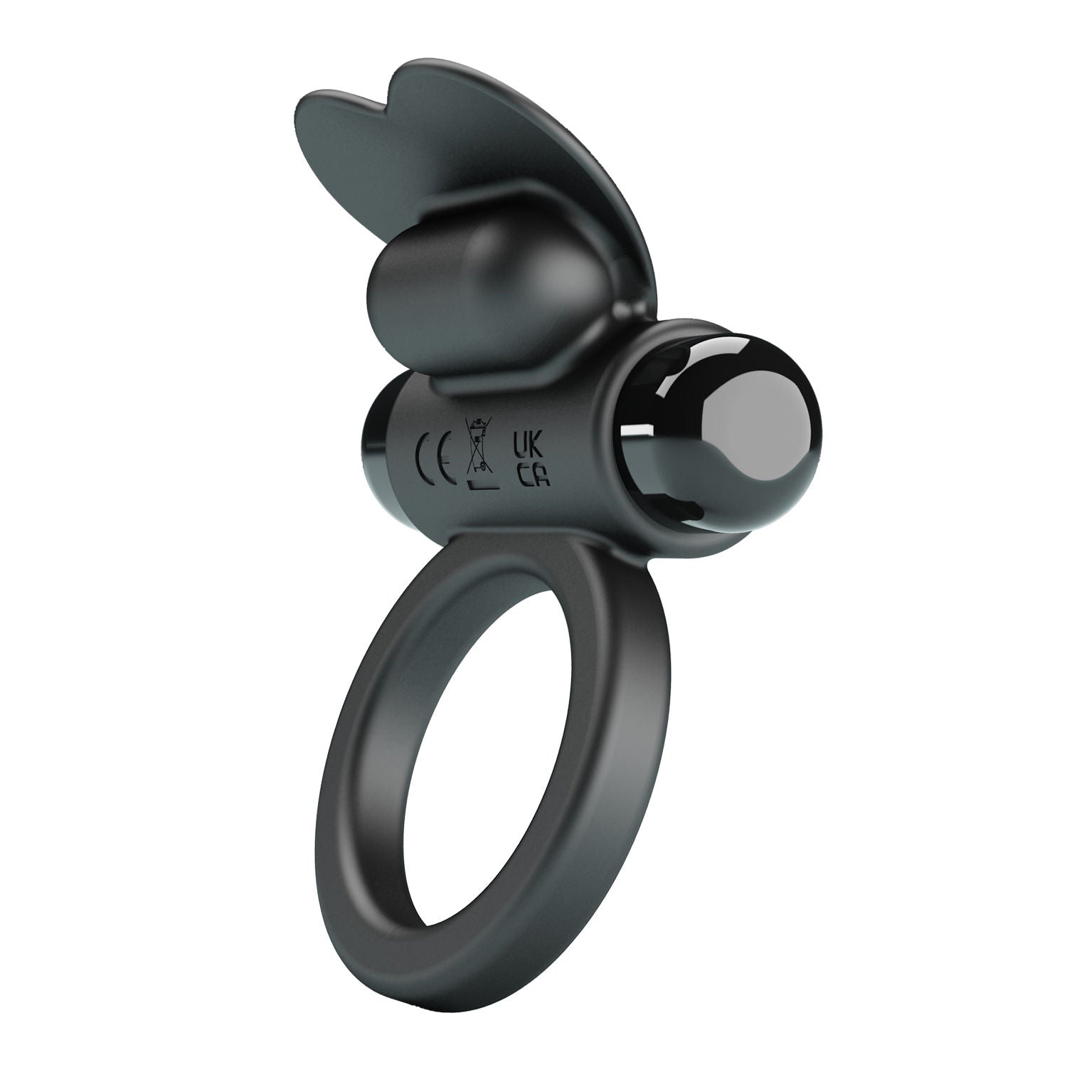 Vibrant Debonaire – Rabbit Cock Ring Penis Ring Black > Cock Ring > Vibrating