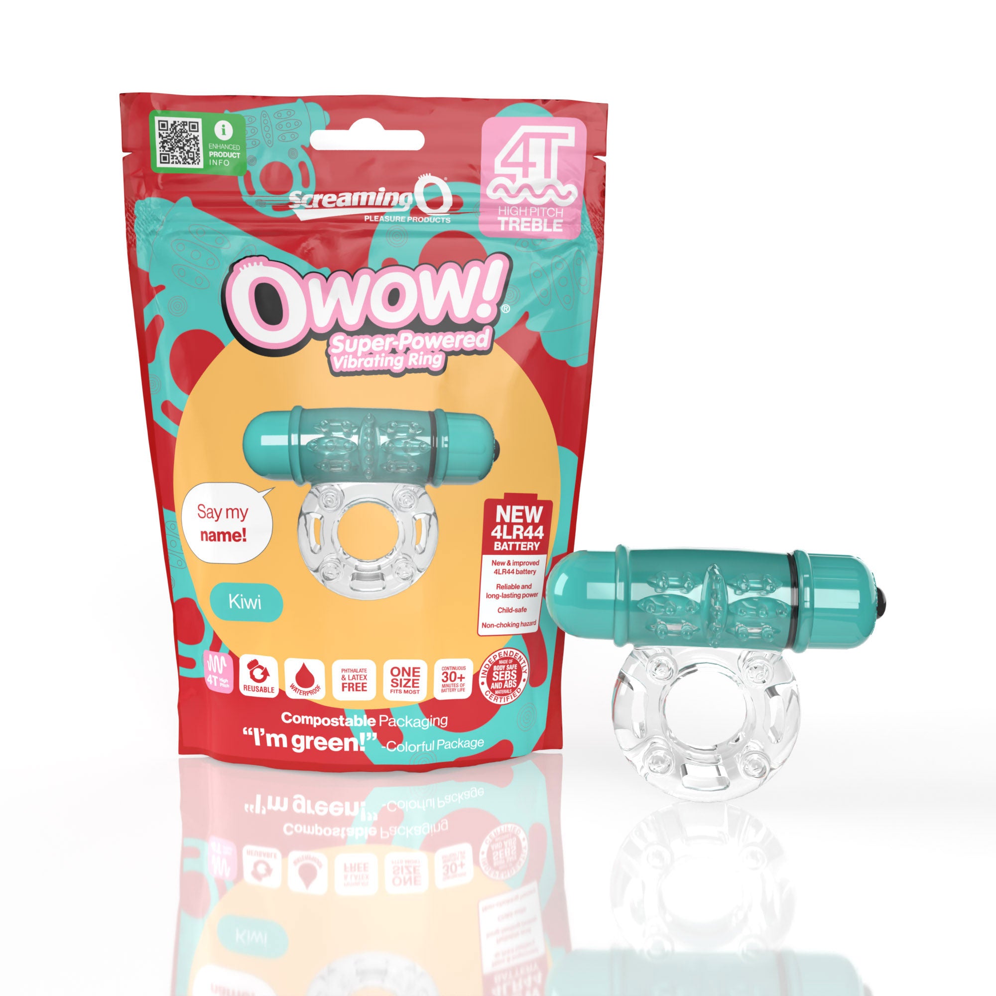Owow 4T OWow Vibrating Ring – Body-Safe SEBS Material Couples Ring > Cock Ring > Vibrating