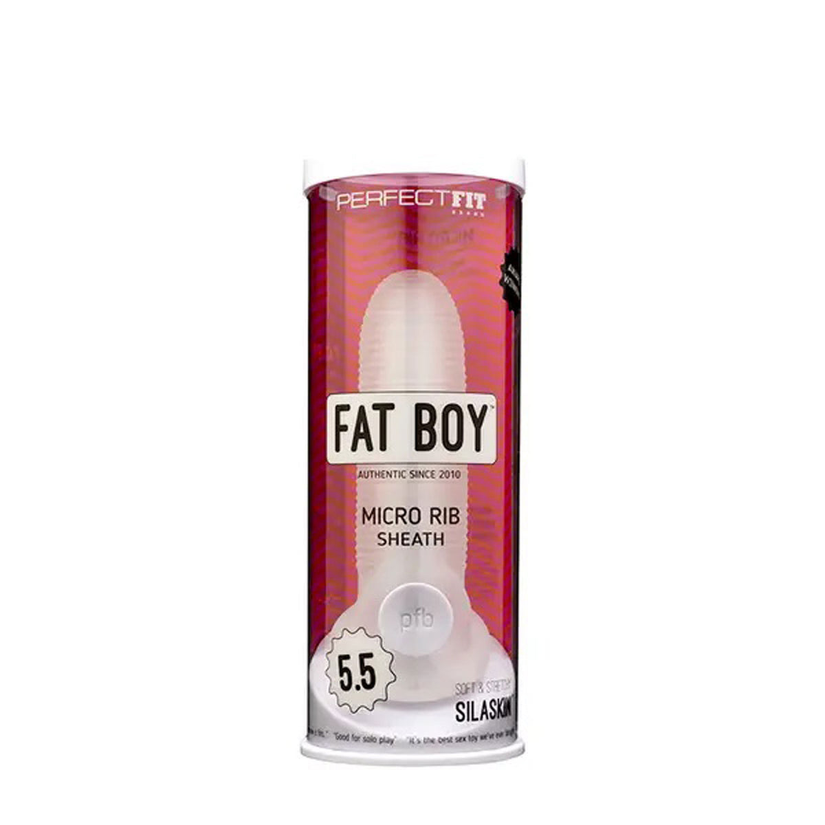 Fat Boy Micro Rib Penis Sheath 5.5 Inch – Adding 0.7 Inches of Girth > Sex Toys For Men > Penis Sleeves