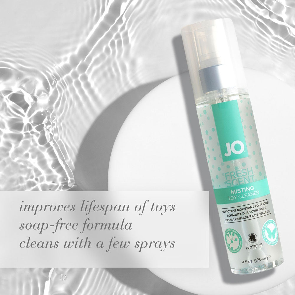 JO Misting Toy Cleaner – Gentle, Lightly Scented, Soap-Free Toy Cleaner Spray 120ml Toy Cleaners