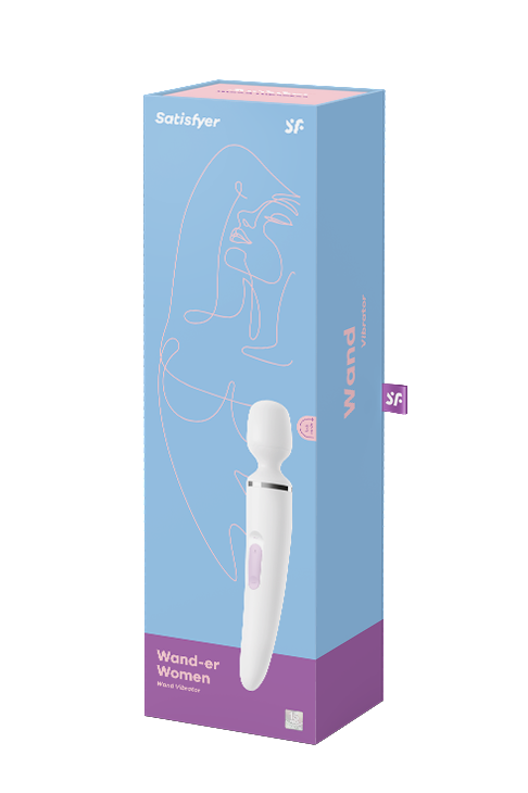 Satisfyer Wand-er Woman Rechargeable Massage Wand White White Electric Massager