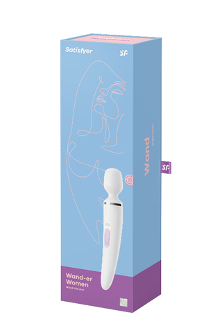 Satisfyer Wand-er Woman Rechargeable Massage Wand White White Electric Massager