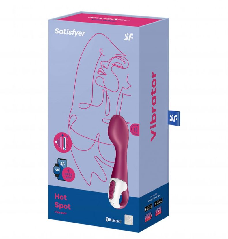 Satisfyer Hot Spot Warming G-Spot Vibrator – Warming Function G-Spot Vibrator > Sex Toys For Ladies > G-Spot Vibrators