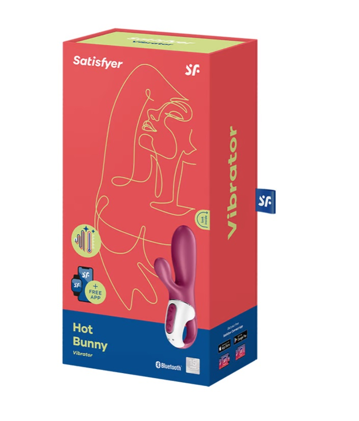Satisfyer Hot Bunny Connect App Warming Vibrator for Intense Pleasure Exploration Default Title VIBRATORS-RABBIT-MULTI
