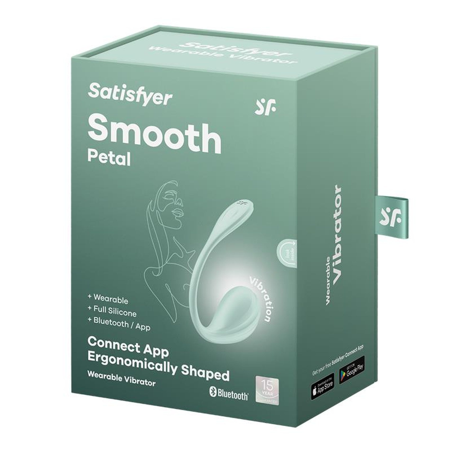 Satisfyer Smooth Petal - Mint Green Panty Vibrators
