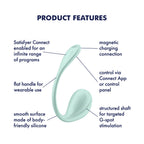 Satisfyer Smooth Petal Wearable Rechargeable G-Spot Stimulator > Sex Toys For Ladies > G-Spot Vibrators