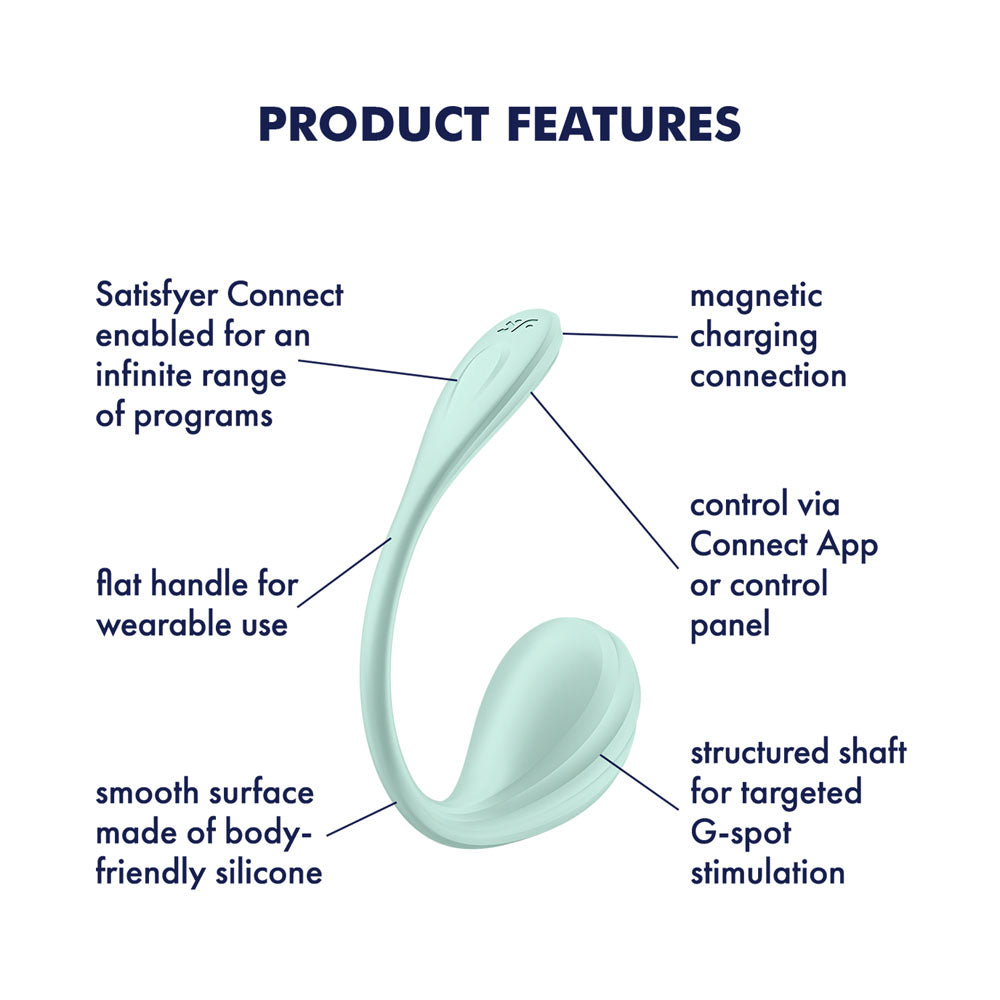 Satisfyer Smooth Petal Wearable Rechargeable G-Spot Stimulator > Sex Toys For Ladies > G-Spot Vibrators