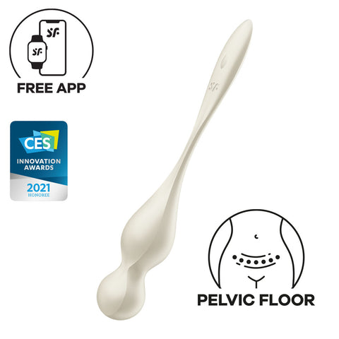 Satisfyer Love Birds 1 - White Kegel Trainer 73.8g > Sex Toys For Ladies > Kegel Exercise