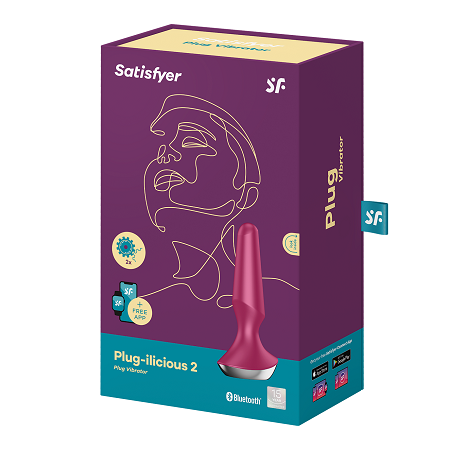 Satisfyer Plug-ilicious 2 Berry Pleasure Plug > Anal Range > Vibrating Butt Plugs