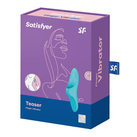 Satisfyer Teaser Finger Vibe in Blue Finger Stimulator