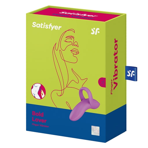Satisfyer Bold Lover Dark Finger Stimulator Pink > Vibrators > Finger Vibrators