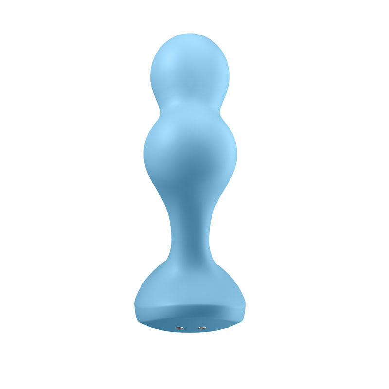 Satisfyer Deep Diver Vibrating Connect App Anal Plug Blue > Anal Range > Vibrating Butt Plugs