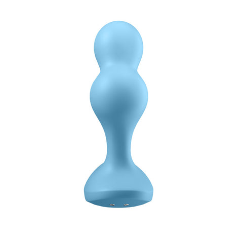 Satisfyer Deep Diver Vibrating Connect App Anal Plug Blue > Anal Range > Vibrating Butt Plugs