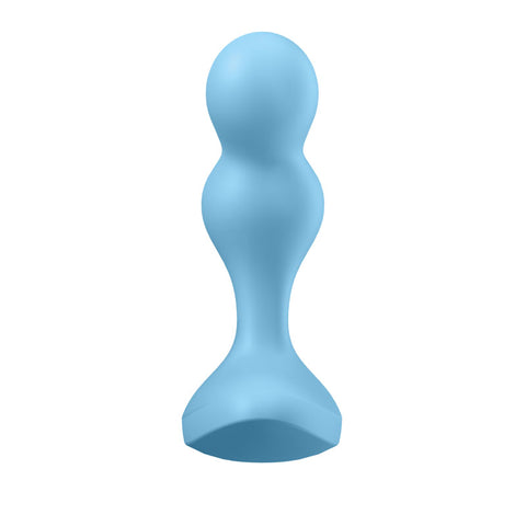 Satisfyer Deep Diver Vibrating Connect App Anal Plug Blue > Anal Range > Vibrating Butt Plugs