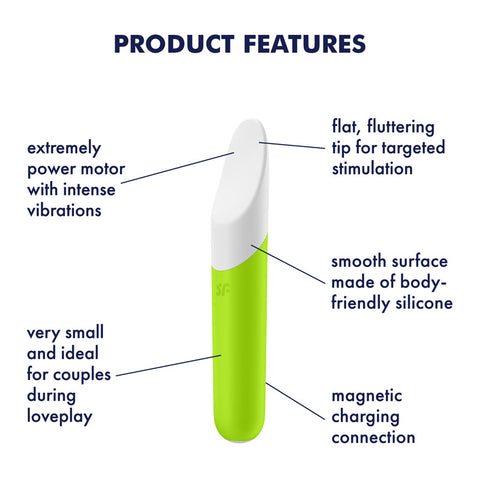 Satisfyer Ultra Power Bullet 7 - Sleek Rechargeable Design BULLETS