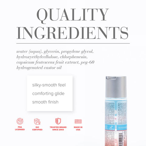 JO H2O Warming Water-Based Lubricant (60 ml) – Silky Warming Lube > Lube > Water Based